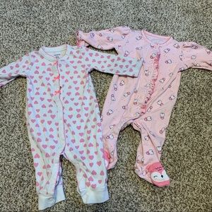 3 month girl pajama set